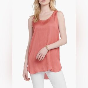 NIC+ ZOE Women’s Sedona Destination Long Sleeveless Scoop Neck Tank Top Large-